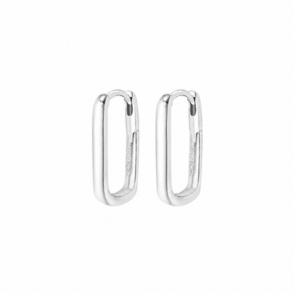 Oval Charm Hoop - 14MM