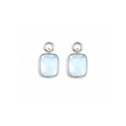 Cushion Charm in Aquamarine