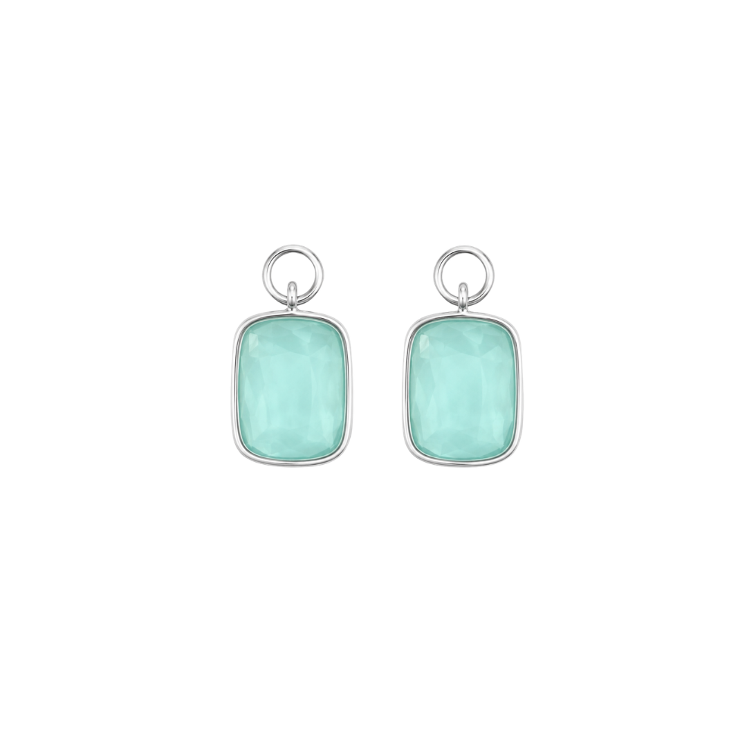 Cushion Charm in Sea Glass