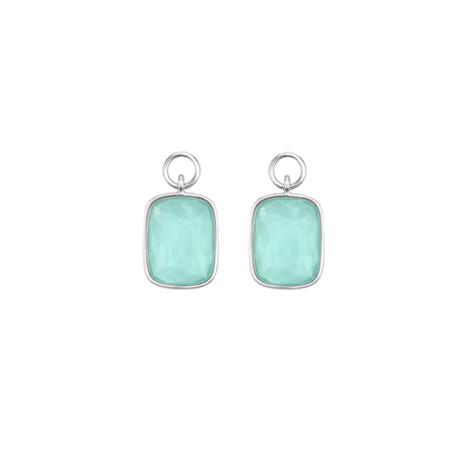 Cushion Charm in Sea Glass