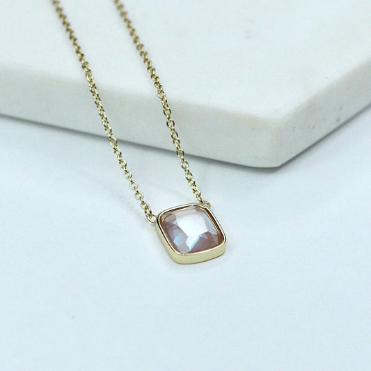 Cushion Necklace in Moonbeam