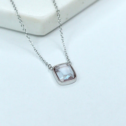 Cushion Necklace in Moonbeam