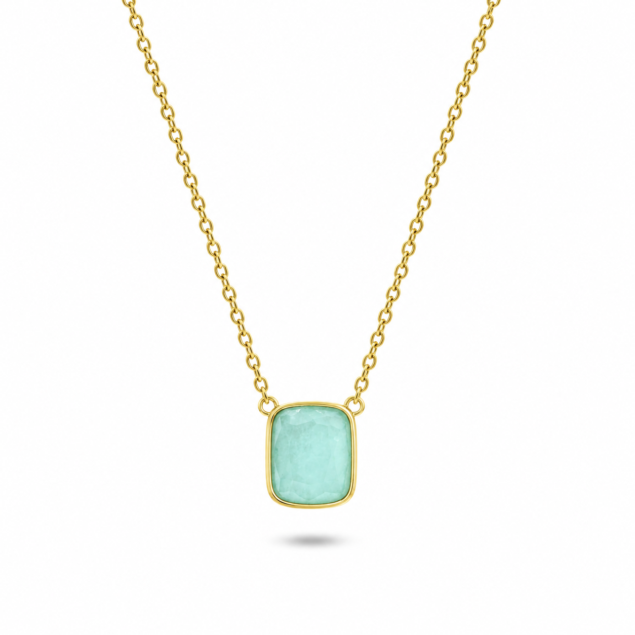 Cushion Necklace in Sea Glass