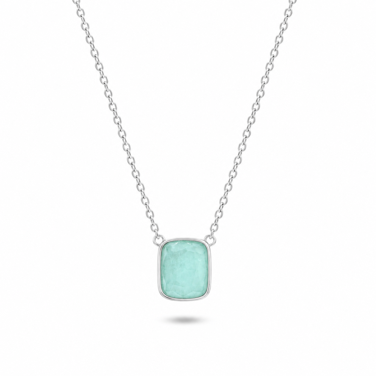 Cushion Necklace in Sea Glass