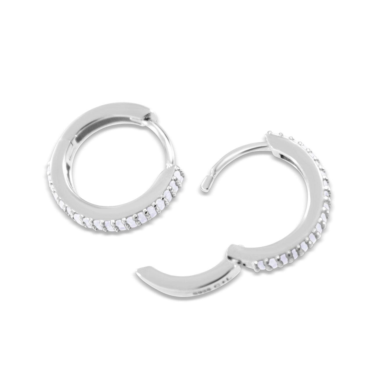 Double Pavé Hoops