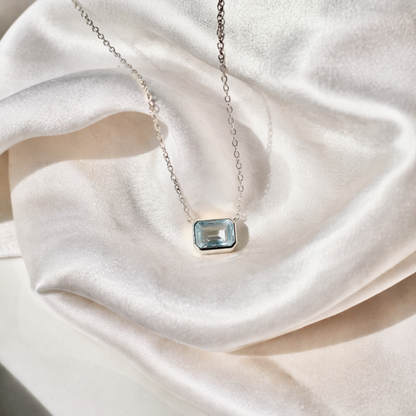 East West Mini Cushion Necklace