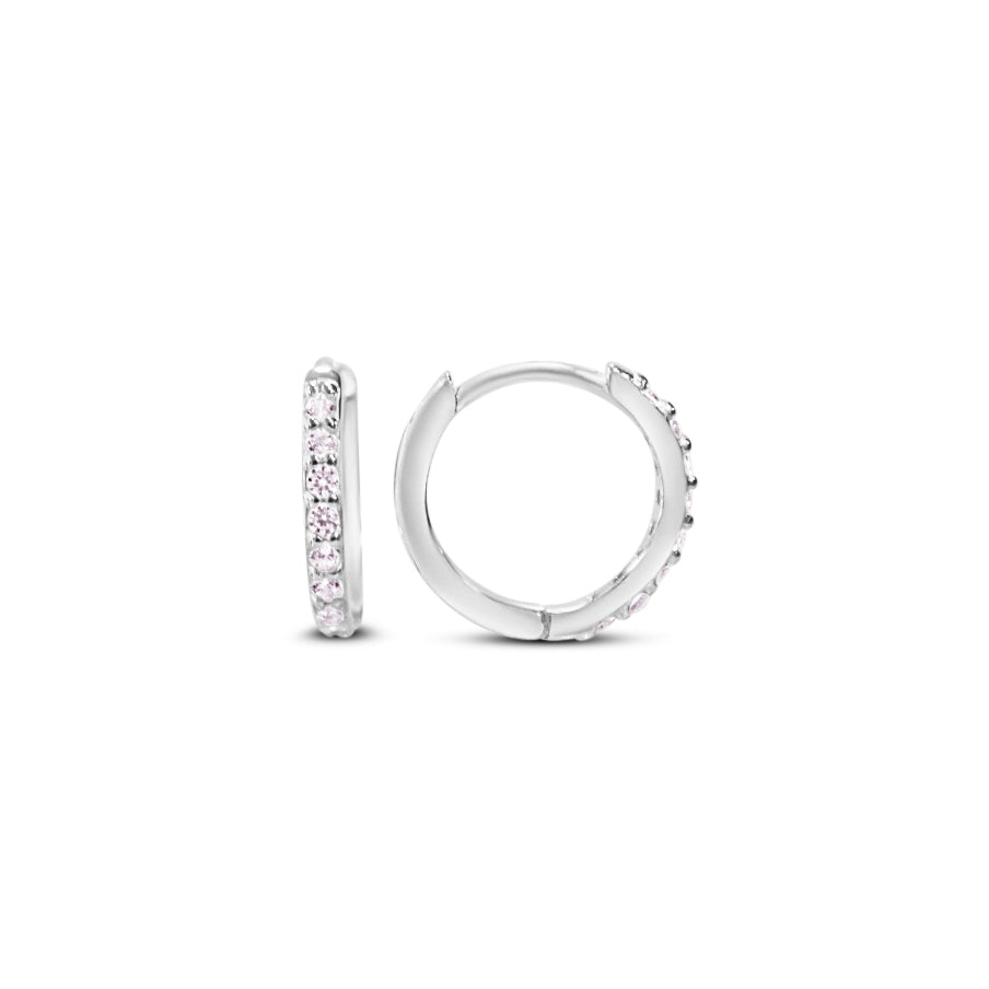 Affordable Huggie Hoop Earrings in Sterling Silver by Chloe + Lois