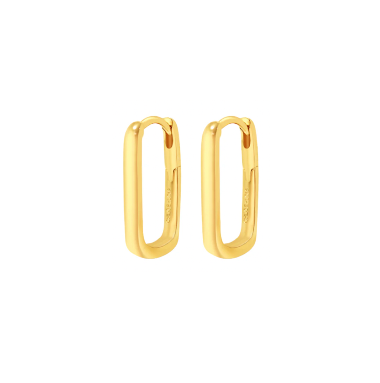 Oval Charm Hoop - 14MM