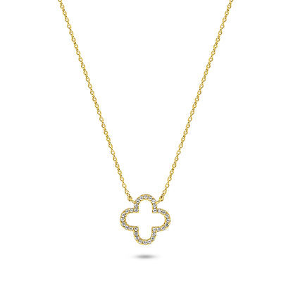 Pavé Clover Necklace