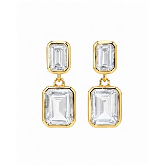 Mini Cushion Petite Drop Studs