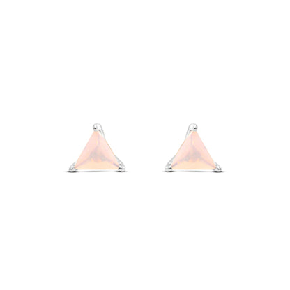 Cotton Candy Triangle Studs