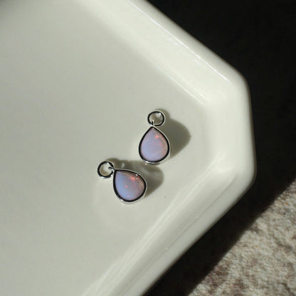 Cotton Candy Opal CZ Drop Charm