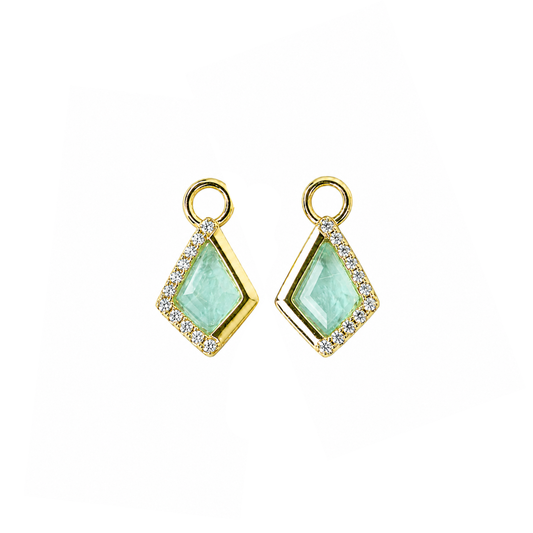 Kite Charm Set - Sea Glass