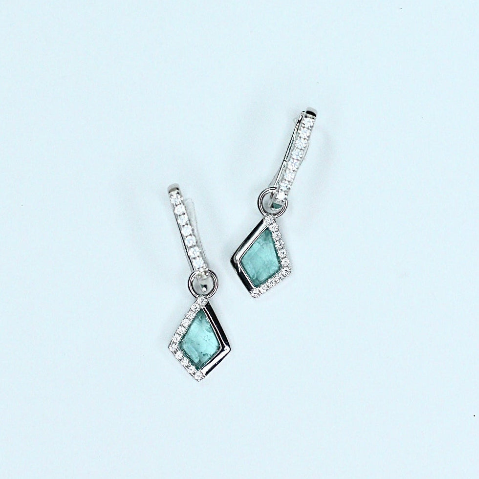 Kite Hoops in Sea Glass