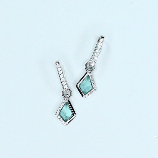 Kite Hoops in Sea Glass