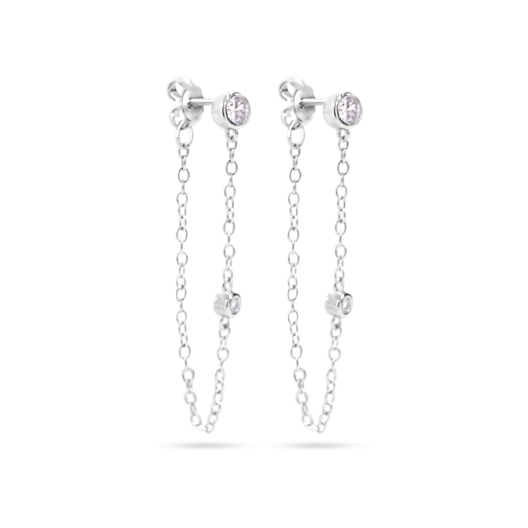 Luxe Ear Chain Studs