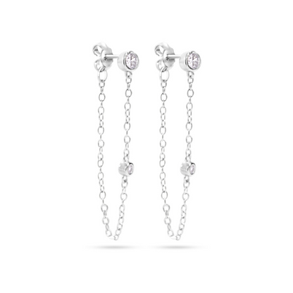 Luxe Ear Chain Studs