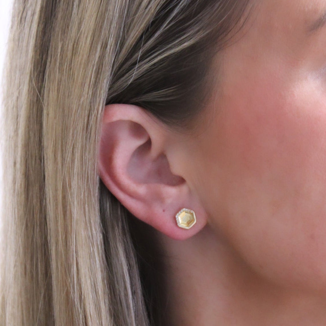 Citrine Healing Stone Earrings by Chloe + Lois