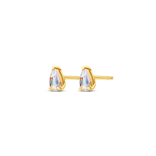 Angel Aura Quartz Mini Drop Studs