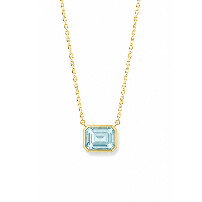 East West Mini Cushion Necklace