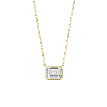 East West Mini Cushion Necklace