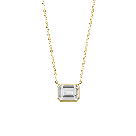East West Mini Cushion Necklace