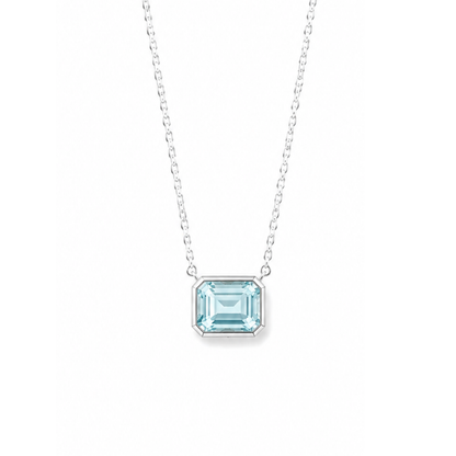 East West Mini Cushion Necklace