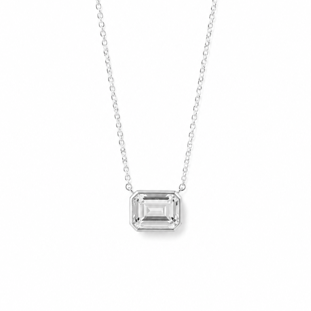 East West Mini Cushion Necklace