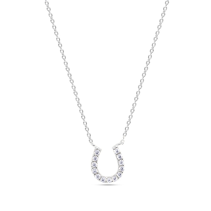 Sterling Silver Horseshoe Necklace by Chloe + Lois