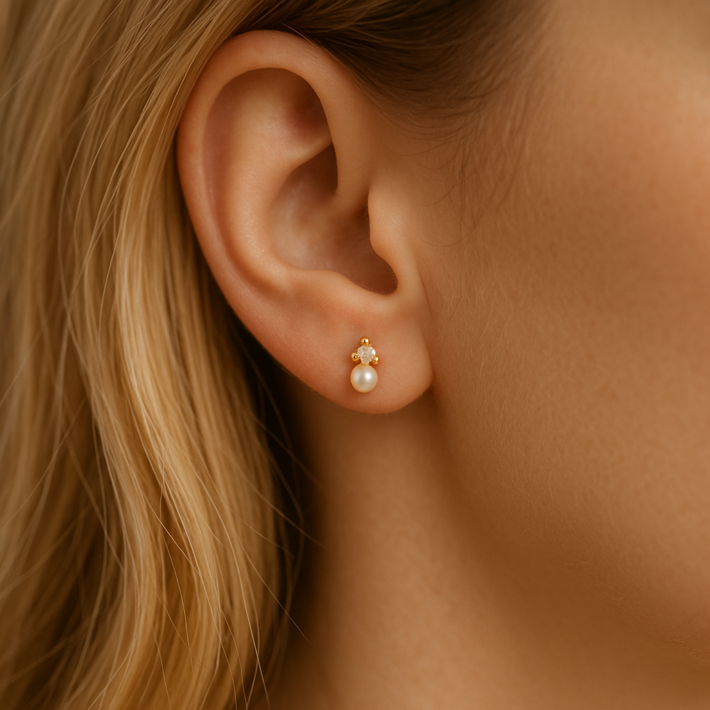 Mini Pearl Studs