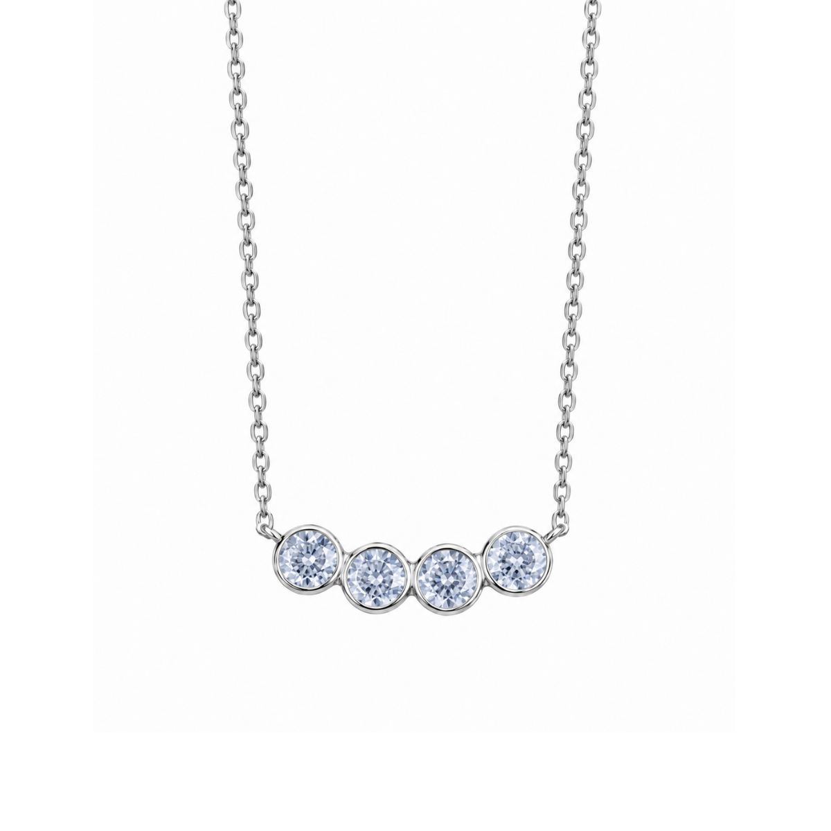 Chloe Bezel Layering Necklace