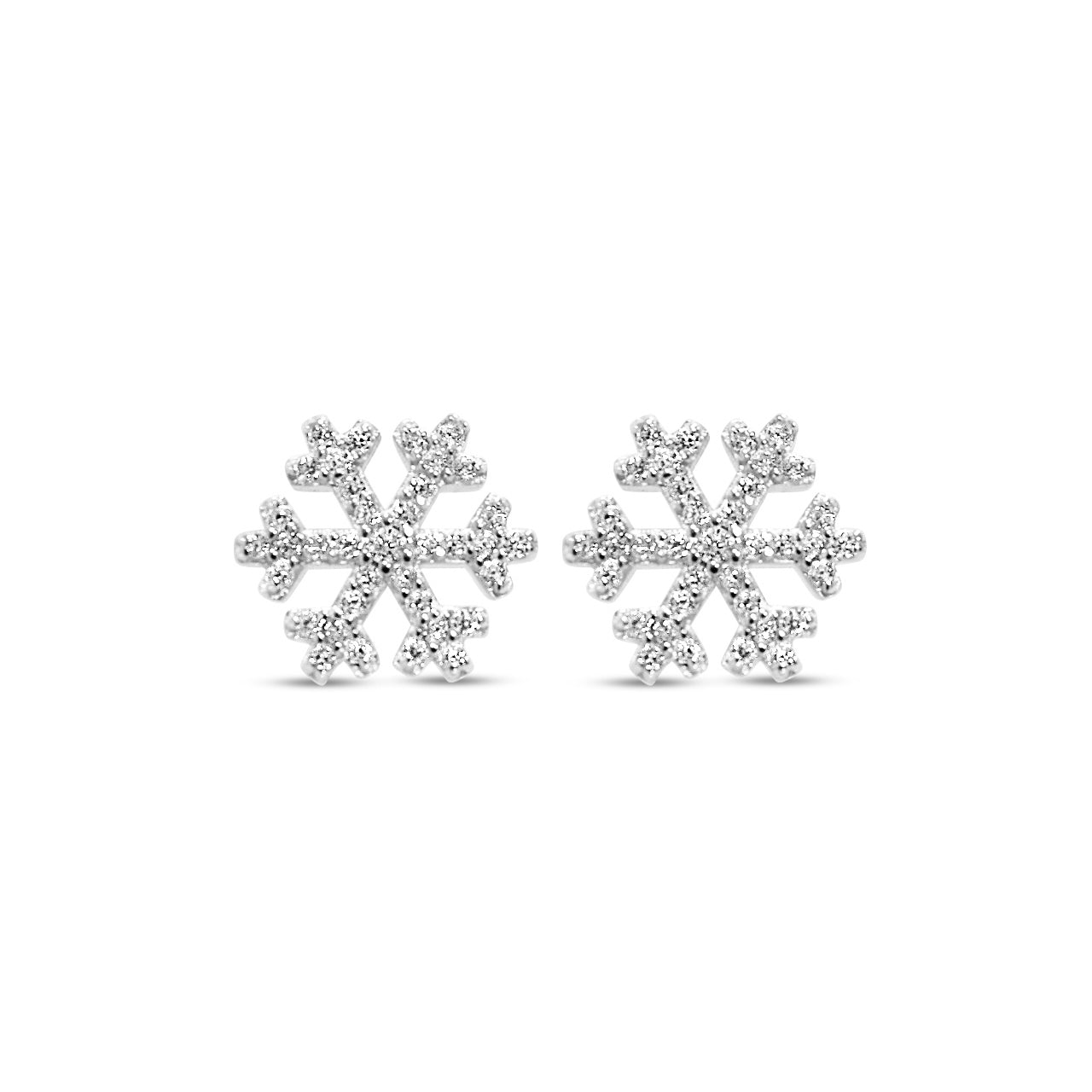 NEW CHANEL CC LOGO SNOWFLAKE EARRINGS SNOWFLAKE EARRINGS Silvery Metal ref. 376147 - Joli Closet