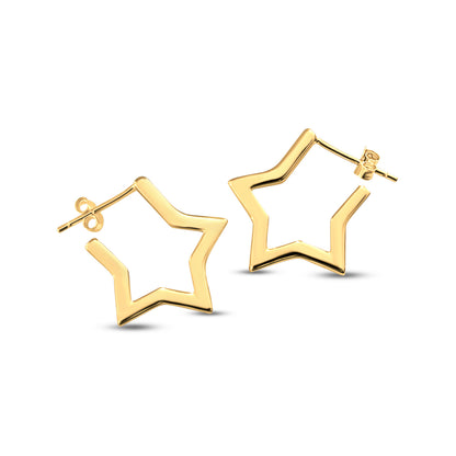 Stardust Star Hoops