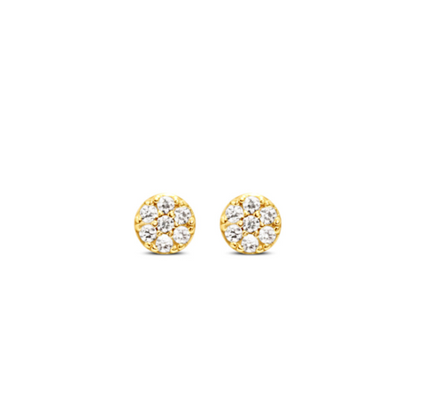 Chloe + Lois 14K Mini Disc Earrings