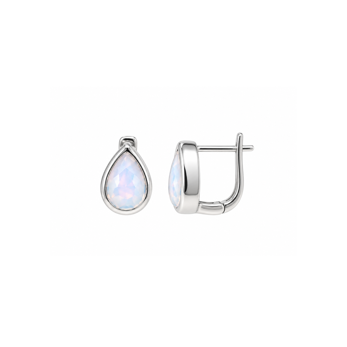 Teardrop Huggie Studs