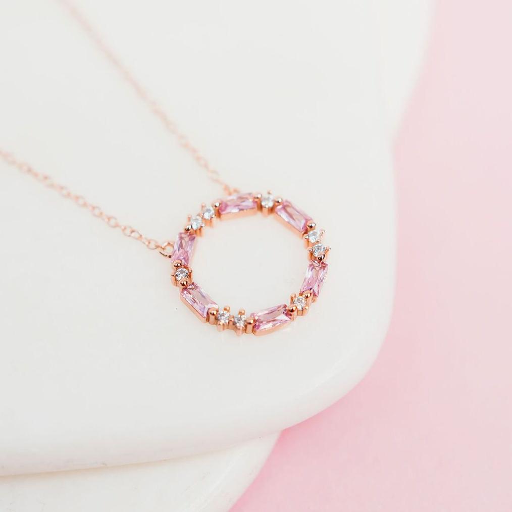 "Blush Dreams" Necklace in Rose Gold Necklaces Chloe + Lois 