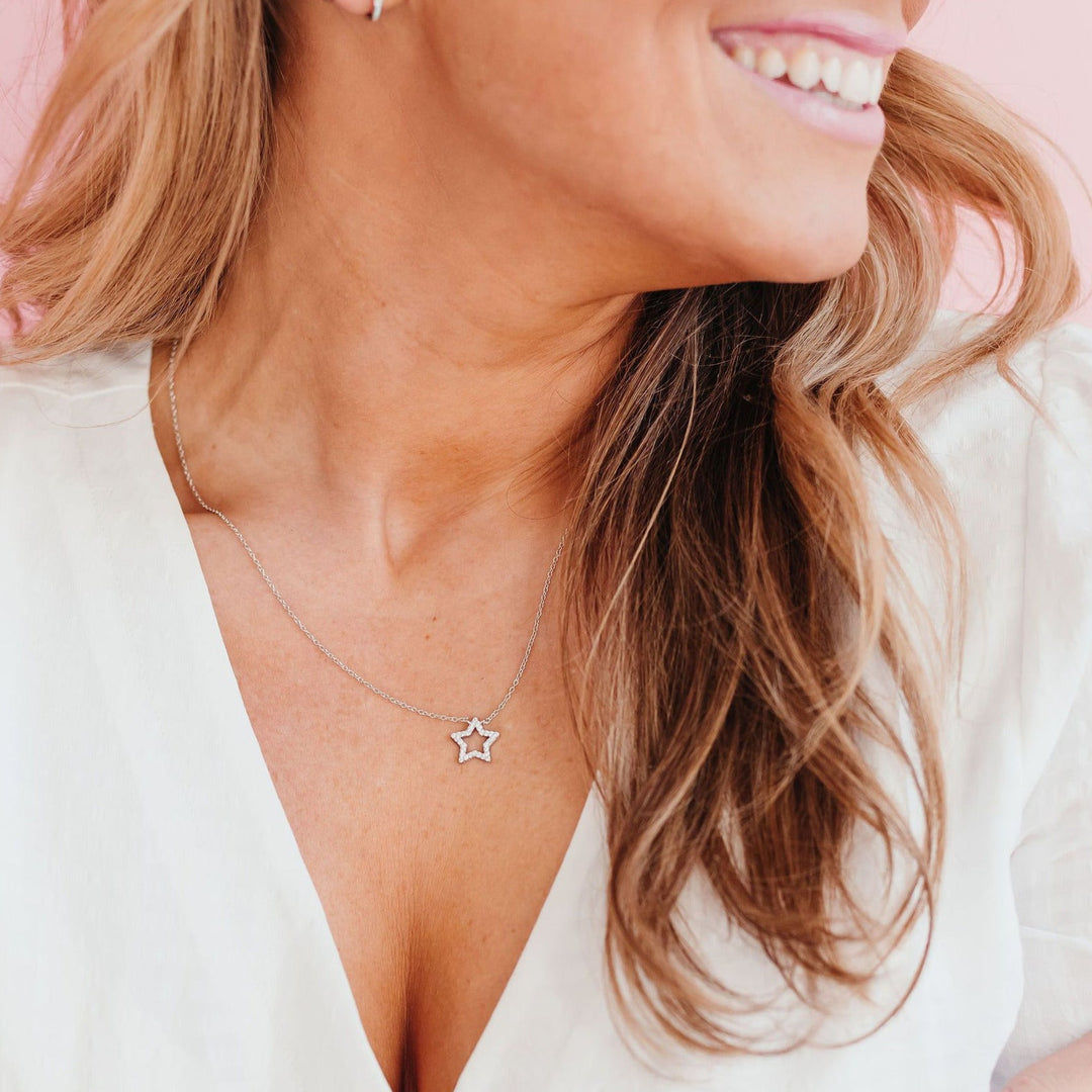 Chloe + Lois Sterling Silver Star Necklace 
