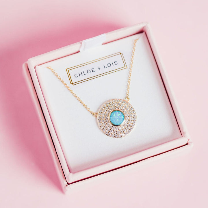 Chloe + Lois Limited Edition MOD Necklace in 14k Gold 