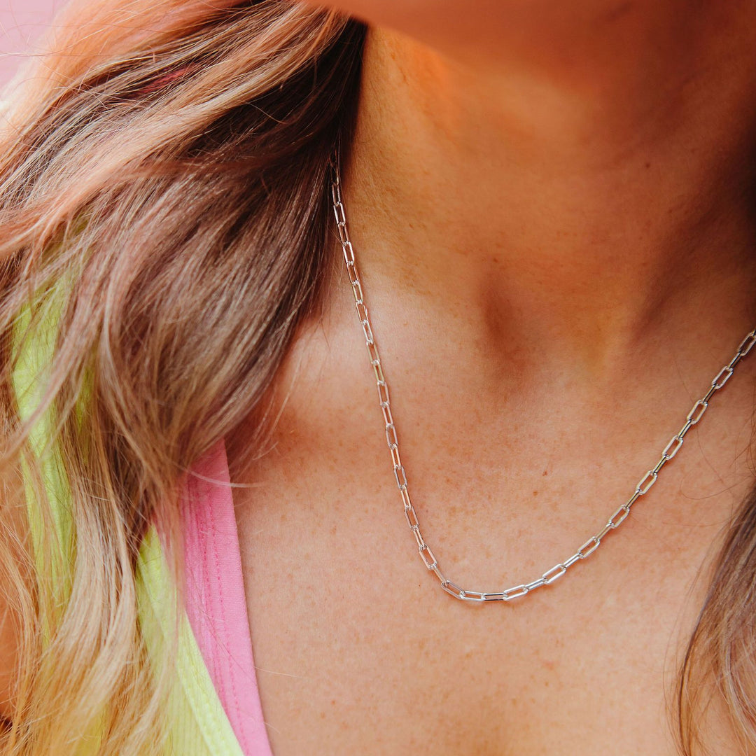 Glitter Link Necklace