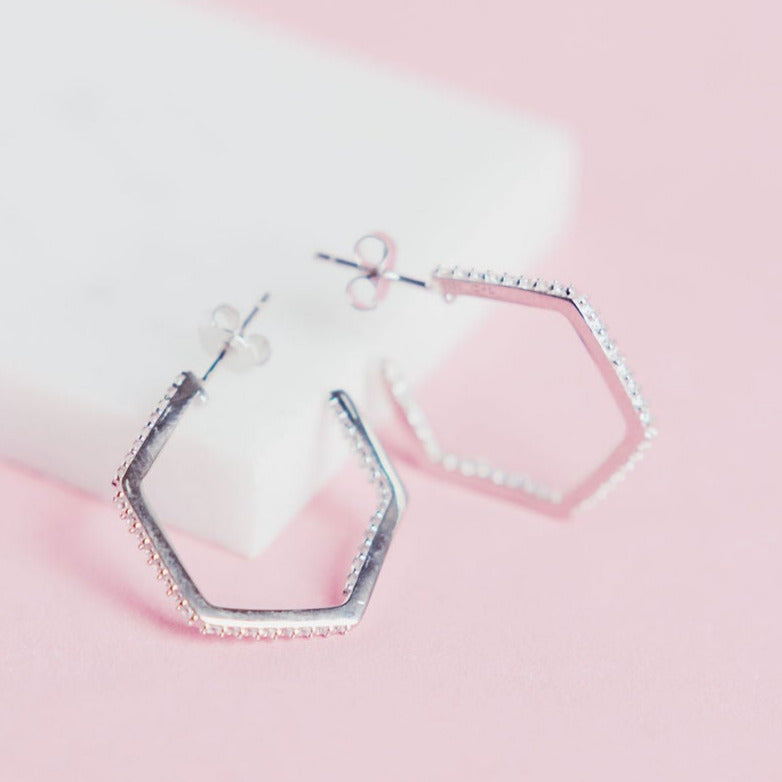 CHLOE + LOIS SPARKLING HOOPS