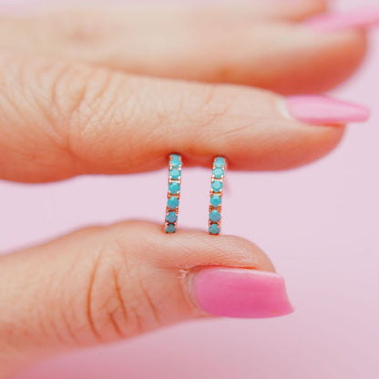 Chloe + Lois Turquoise Dreams Hoops