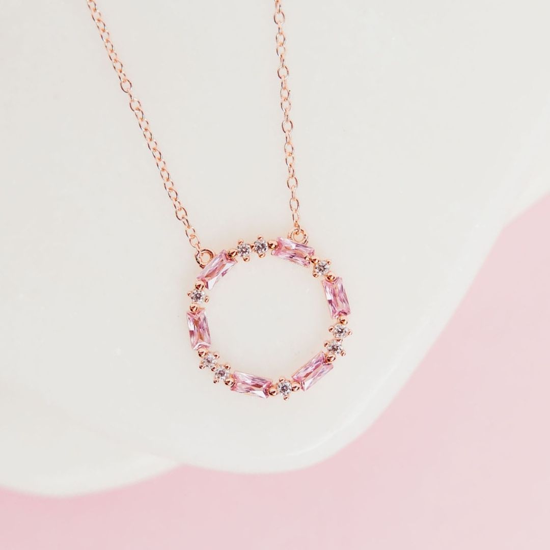 "Blush Dreams" Necklace in Rose Gold Necklaces Chloe + Lois 