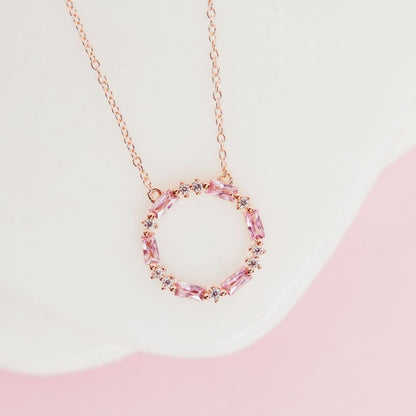 "Blush Dreams" Necklace in Rose Gold Necklaces Chloe + Lois 