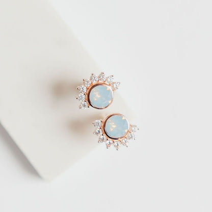 PREVIOUS DESIGN "Lois" Studs in Air Blue