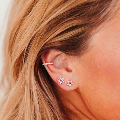 Chloe + Lois Sterling Silver Star Studs