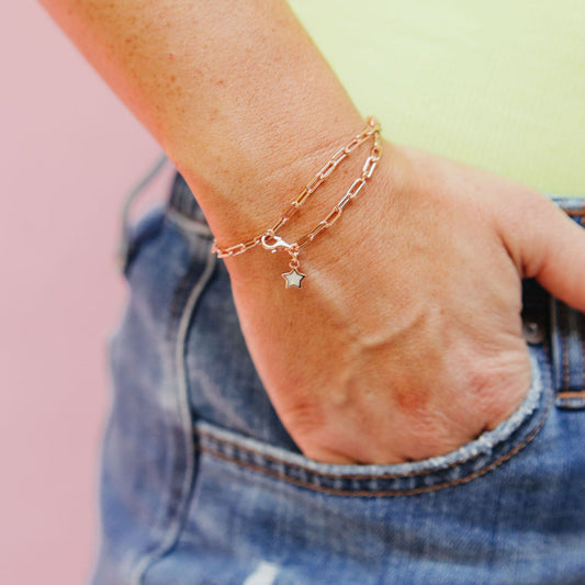 Glitter Link Bracelet