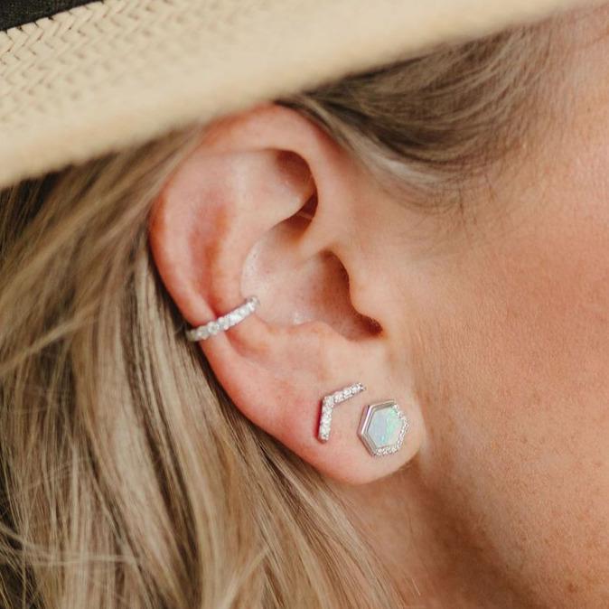 Solid Sterling Silver Ear Cuff by Chloe + Lois