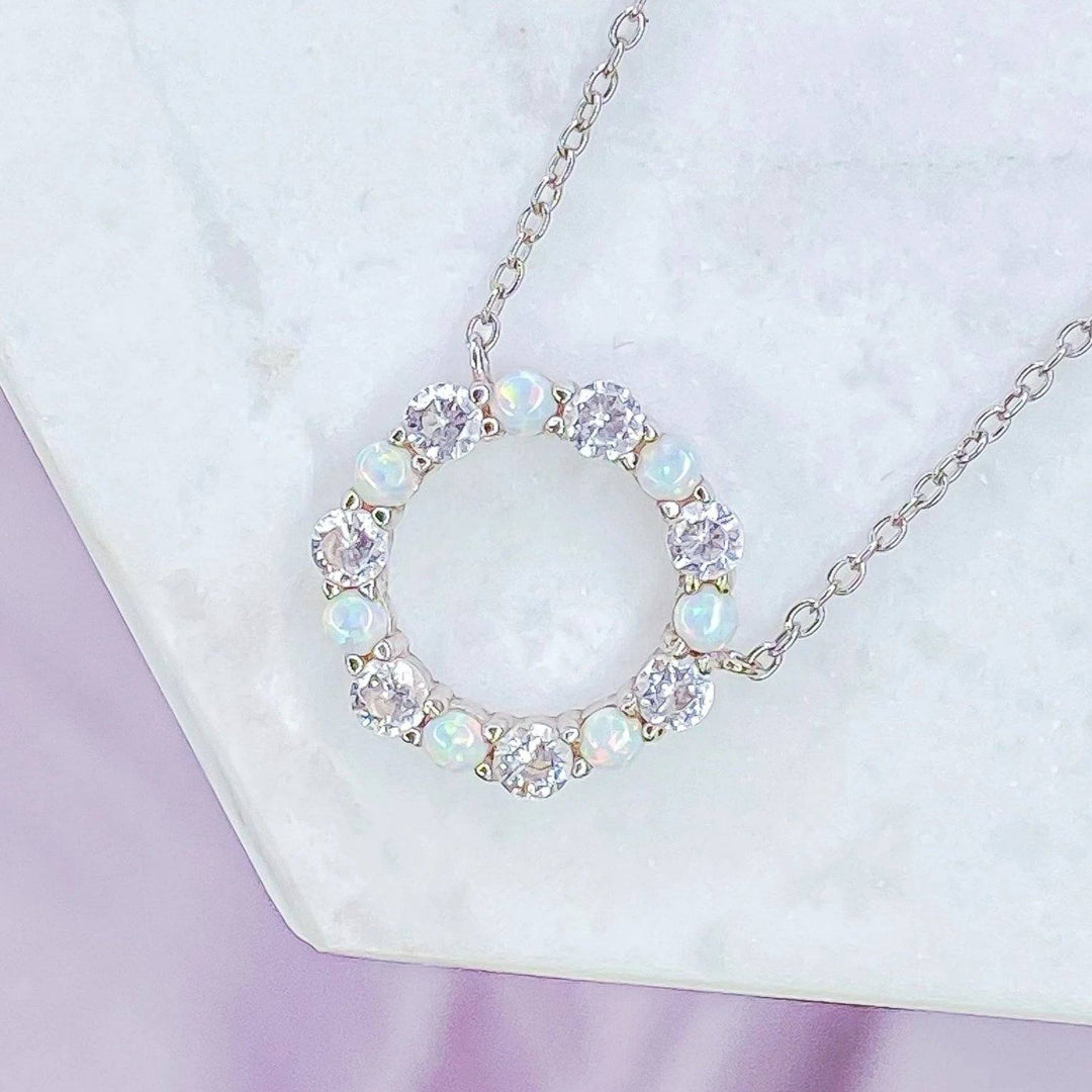 Yumilok Infinity Necklace Sterling Silver Women